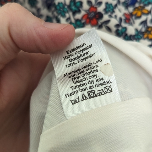 J.Crew Floral Ruffle Hem Relaxed Short Dress - Picture 11 of 11